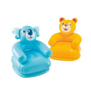 intex 68556 可爱动物造型充气沙发儿童休闲午休款式pvc现货