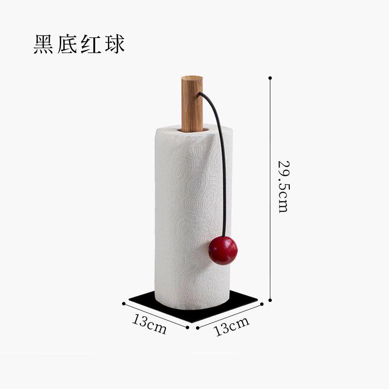 创意厨房客厅纸巾架立式桌面纸巾座实木卷纸架餐巾纸收纳置物架