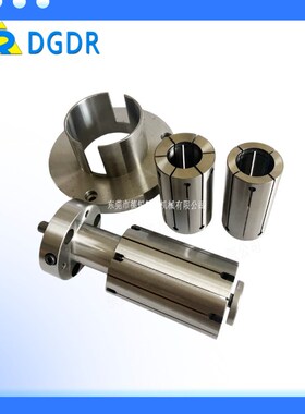 DTG高精密内撑夹头导套研磨 电机壳定子双锥度平行撑开液压内涨卡
