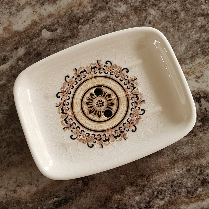 Wholesale or retail ceramic soap dish for Sink陶瓷沥水肥皂盒