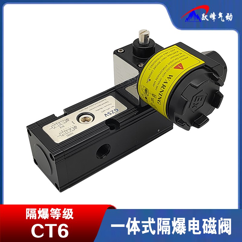 一体式CT6防爆电磁阀BDV510C5-024隔爆气动阀EX0881 AC220V DC24V