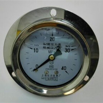 油压表 SYCIF YN-60ZT  0-40mpa  轴向1/4PT(带前边)耐震压力表
