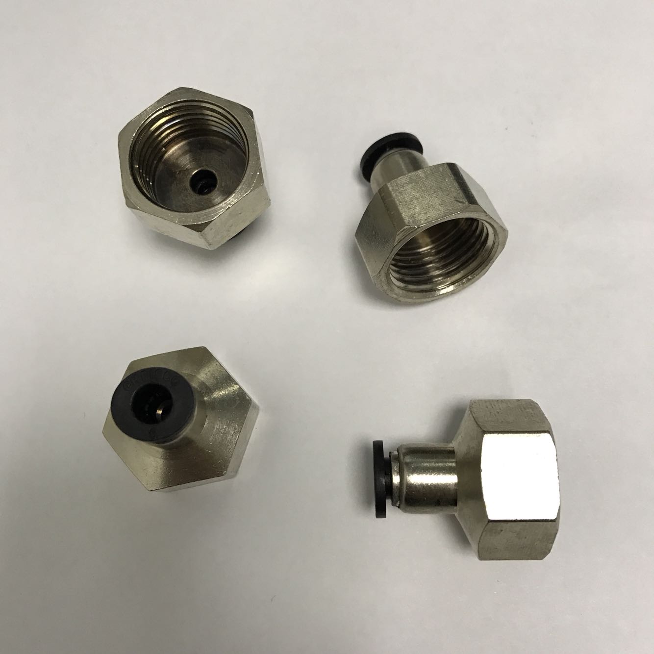 G1/2-6 内丝快插接头 内丝螺纹G1/2 四分 DN15 接外径6mm的pu管