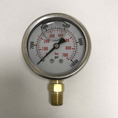 油压表 耐震压力表 表盘61-68mm 压力0-700bar 10000psi 牙npt1/4
