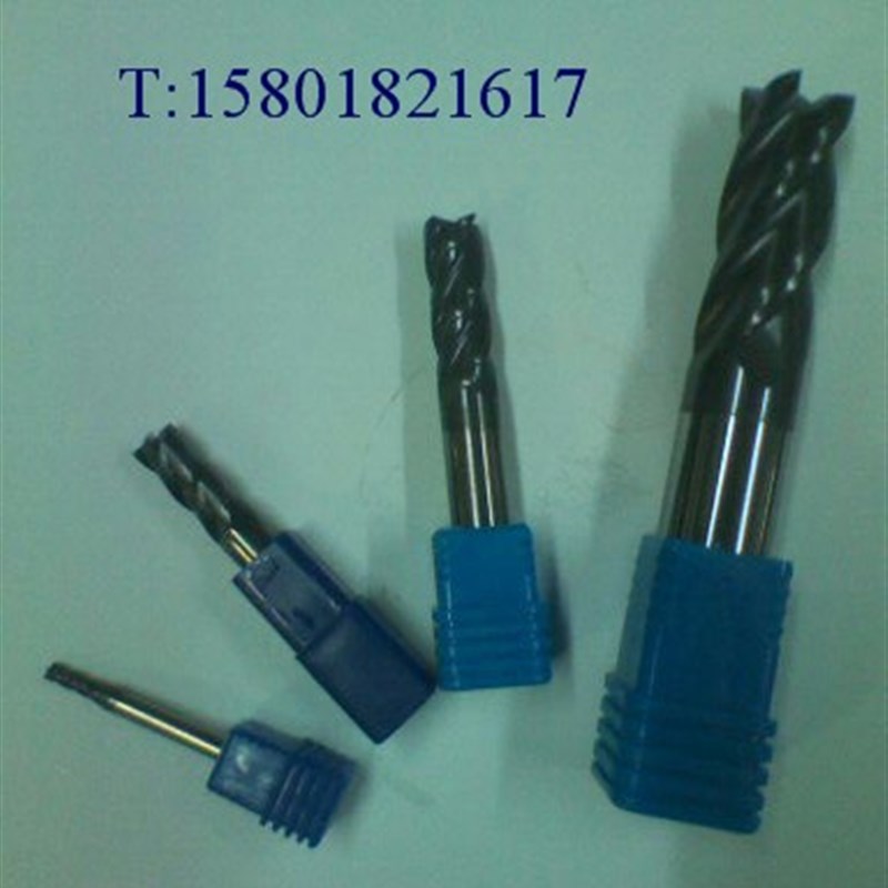 超微粒钨钢涂层铣刀合金铣刀四刃涂层铣刀1mm-7mm