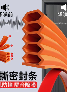 防盗门入户门密封条门缝防风大门框专用房门隔音静音条进户门胶条
