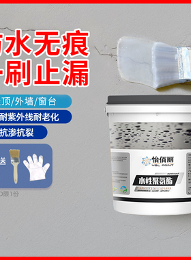 防水补漏胶外墙裂缝渗水透明防水胶房屋顶补漏材料窗台防水涂料