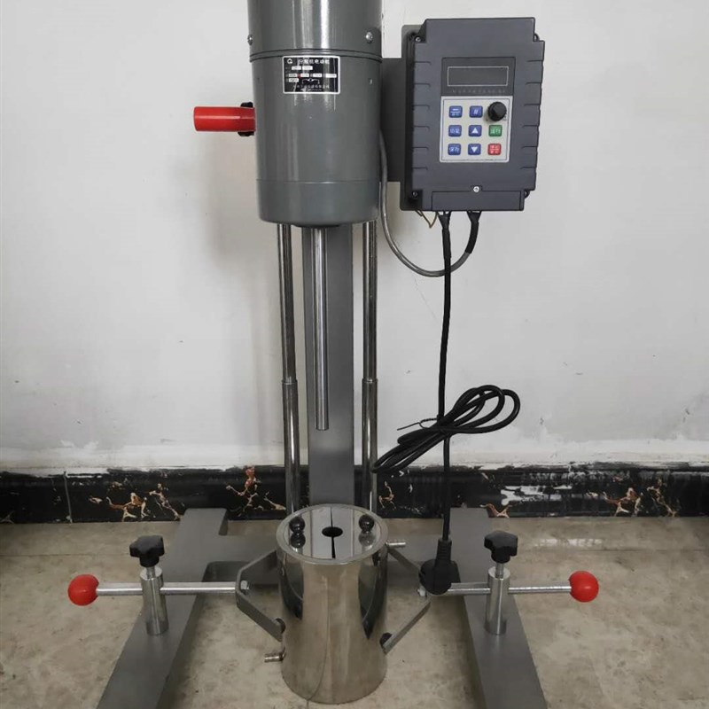 高速分散机GFJ-0.5圆管变频研磨机涂料油墨搅拌机实验室小型分散