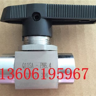 4G3 8高压内螺纹迷你球阀 面板球阀Q11SA 不锈钢304仿美式
