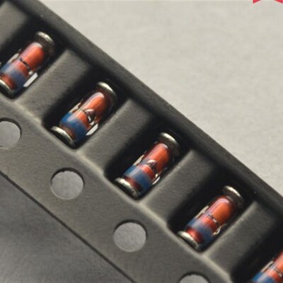 2500只/盘 LL4148 贴片 1N4148 LL4148 SOD-80 圆柱玻璃 1206体积