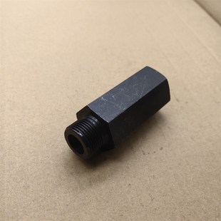 外丝M22 15总长75Mm延长杆高压铁接头发黑2222 15转内丝M22