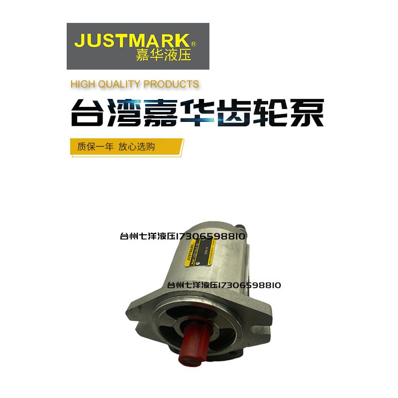 台湾嘉华高压齿轮泵JUSTMARK GEP3F14RX12B10 HGP3AF14R
