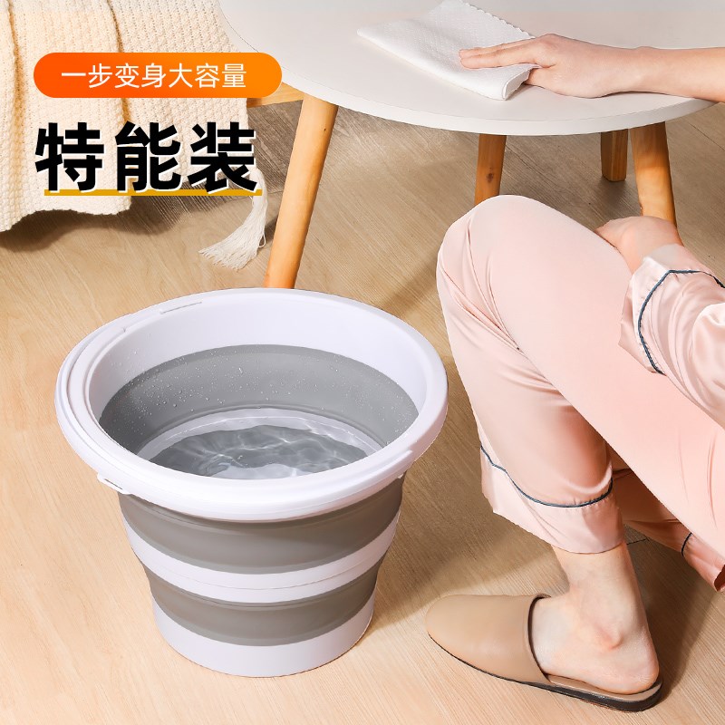 可折叠水桶便携式家用户外收缩桶车载塑料桶手提大折叠桶加厚小桶