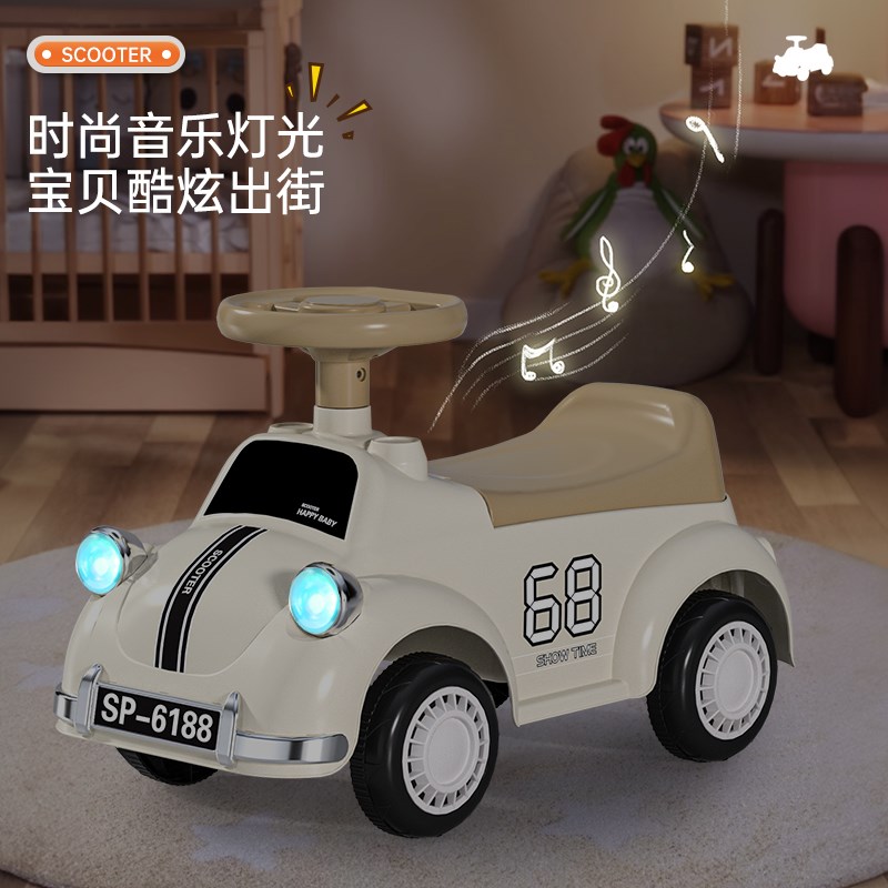 2024新款扭扭车儿童溜溜车可坐可骑滑防侧翻一岁宝宝小车