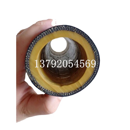 32 50 70mm红胶耐磨橡胶管 喷浆管  帘子线编织高压喷砂管