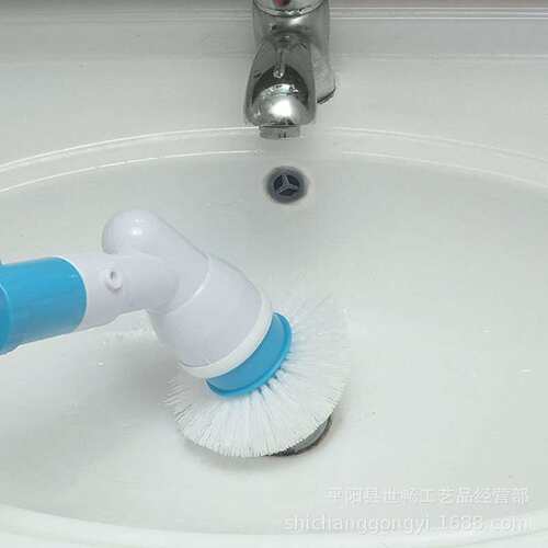 Turbo scrub 无线充电式电动清洁刷长柄自动旋转伸缩