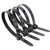 甄选扎带按公斤卖白色尼龙扎带捆绑固定黑色工业级自锁式 塑料扎线