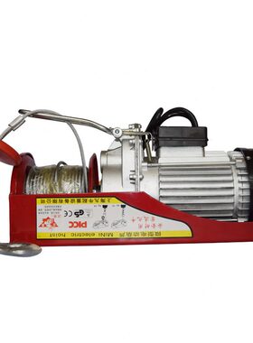 甄选微型电动葫芦PA200提升机吊机PA600钢丝绳装修家用小吊机电动