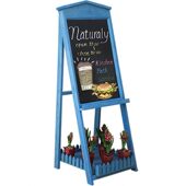 甄选复古立式 花架小黑板餐饮咖餐啡馆厅门店铺用创意手写广告牌展