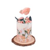 甄选现货圆柱香薰蜡烛家居卧室民宿玫瑰花摆件结婚节日伴手礼香薰