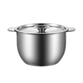 甄选滤油壶家用304不锈钢厨房储油过滤油渣壶油缸带盖猪油盆装 油