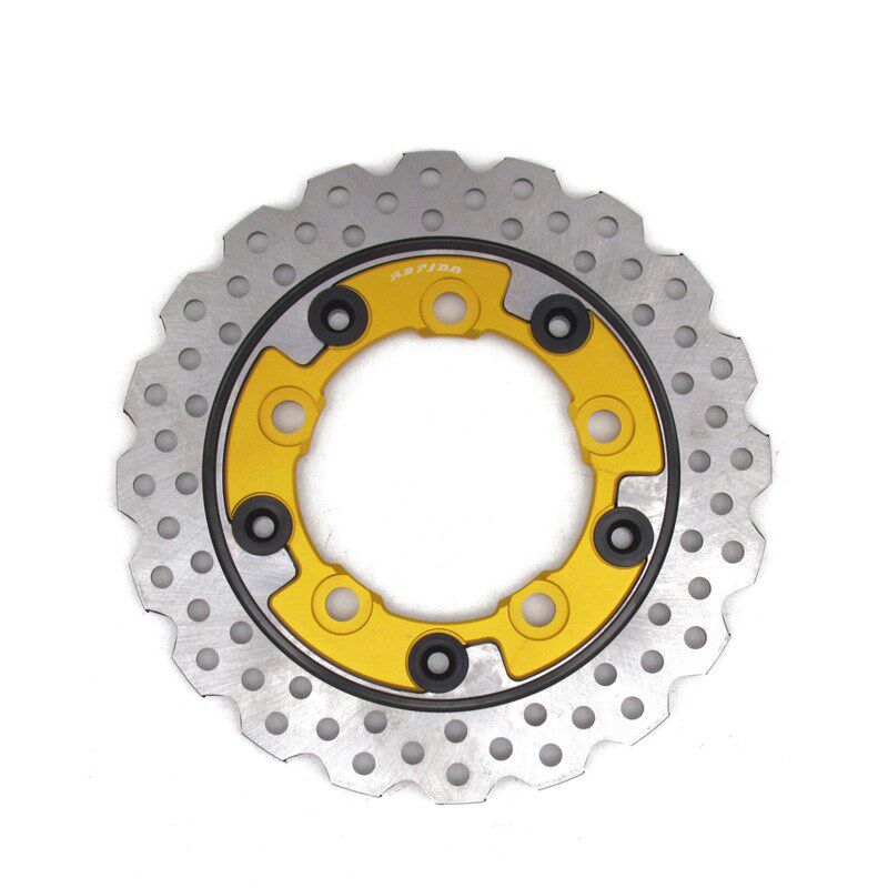 电动车碟刹盘摩托车骠骑鬼火迅鹰中沙巧格220碟刹片刹车盘