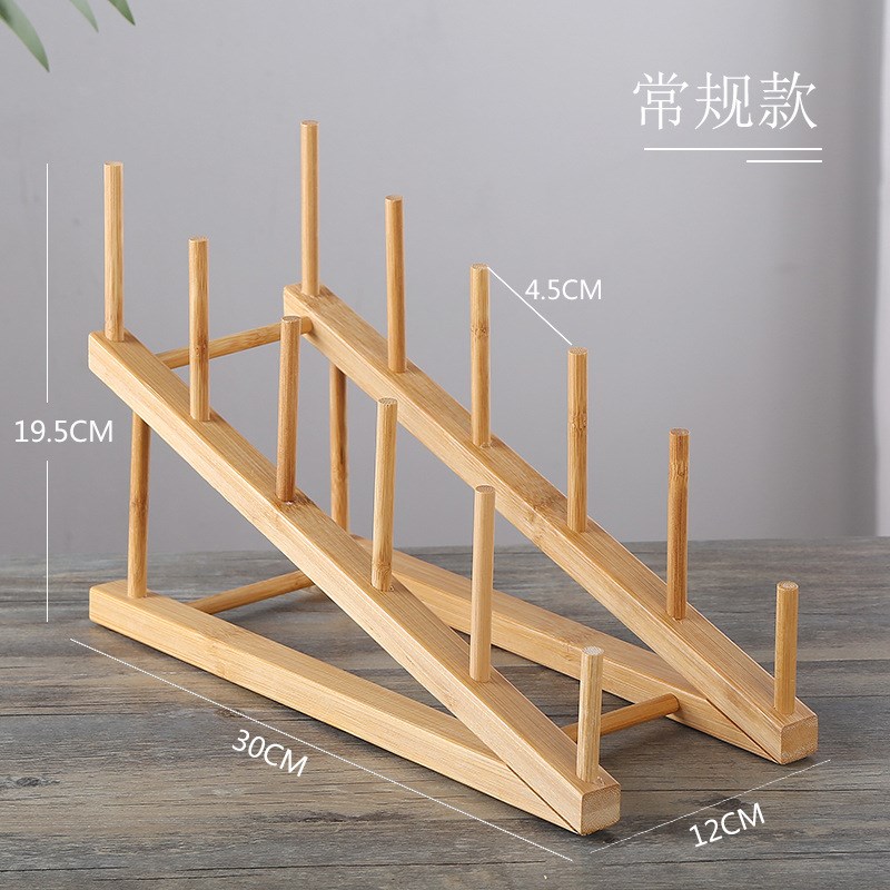 盘子支架展示架商超碗碟陈列架收纳置物架茶饼托架厨房餐盘沥水架