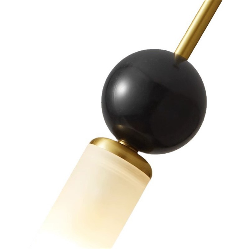 现货全铜卧室床头吊灯主卧现代简约高级感意式高端极简吧台小吊灯