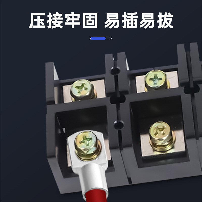 铜鼻子SC6-6窥口铜接线端子线鼻子6mm铜压线鼻6平方线螺丝孔