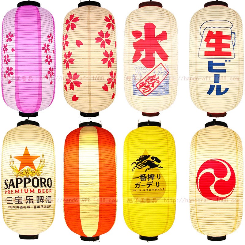 日式灯笼PVC户外防水晒寿司居酒屋烧肉店装饰美女人物广告浮世绘