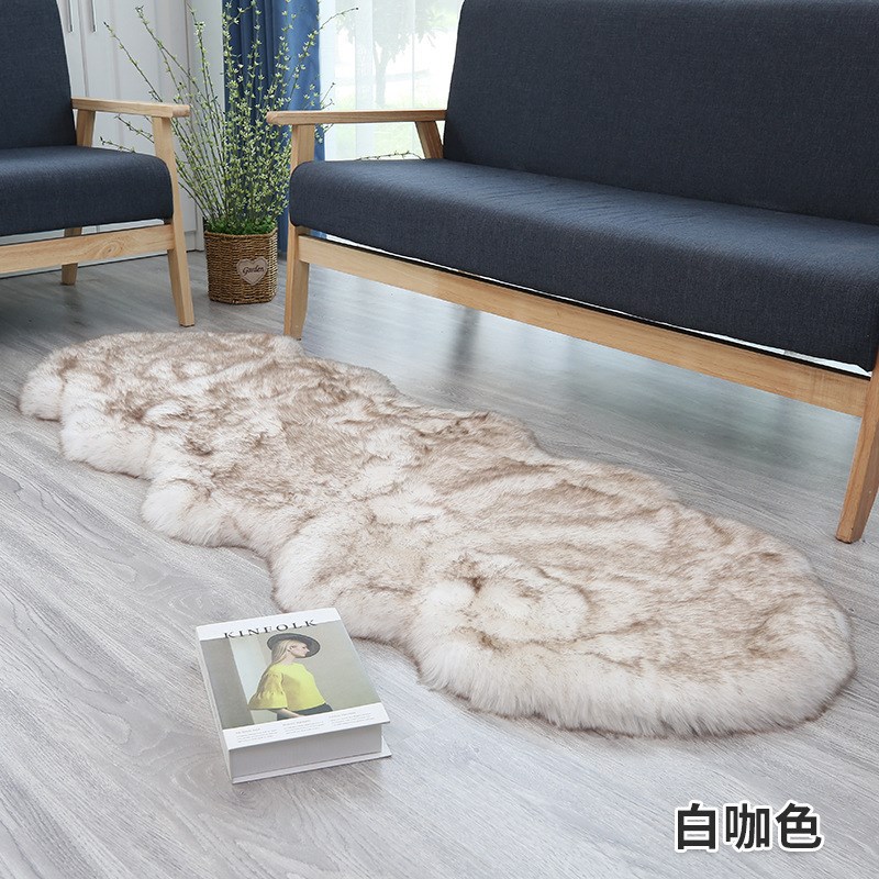 仿羊毛地毯家用客厅卧室茶几长毛绒毯子飘窗毛绒坐垫