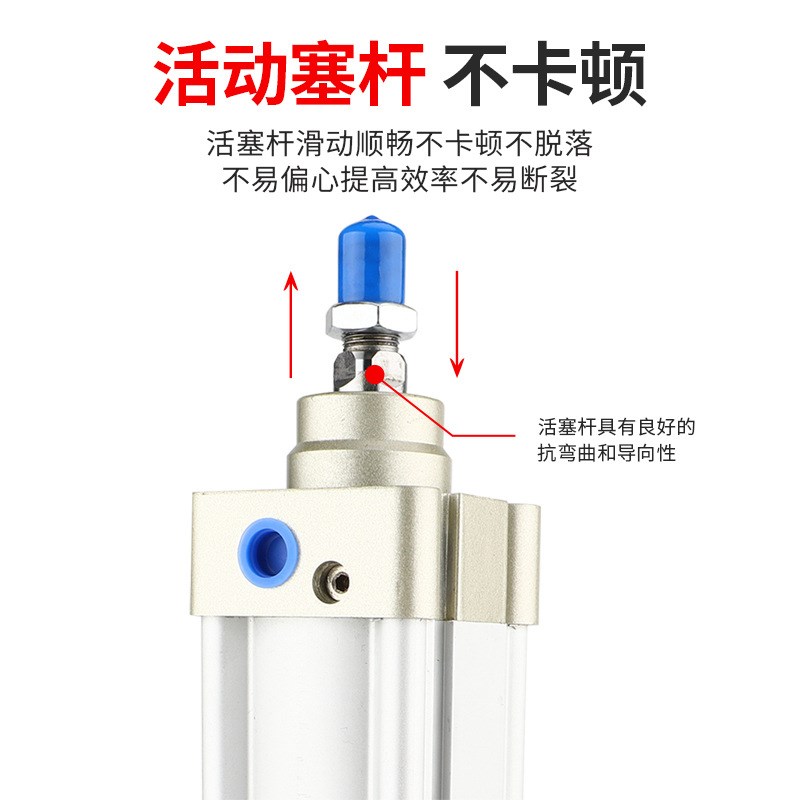 工厂SAI系列铝合金内藏式标准气缸SAI32/40/50/63/80X100-25S