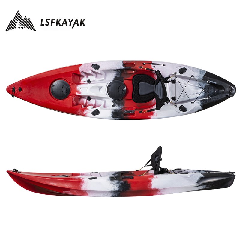 单人平台舟单人皮划艇 单人手划艇 滚塑皮划艇单人船单人艇塑料船