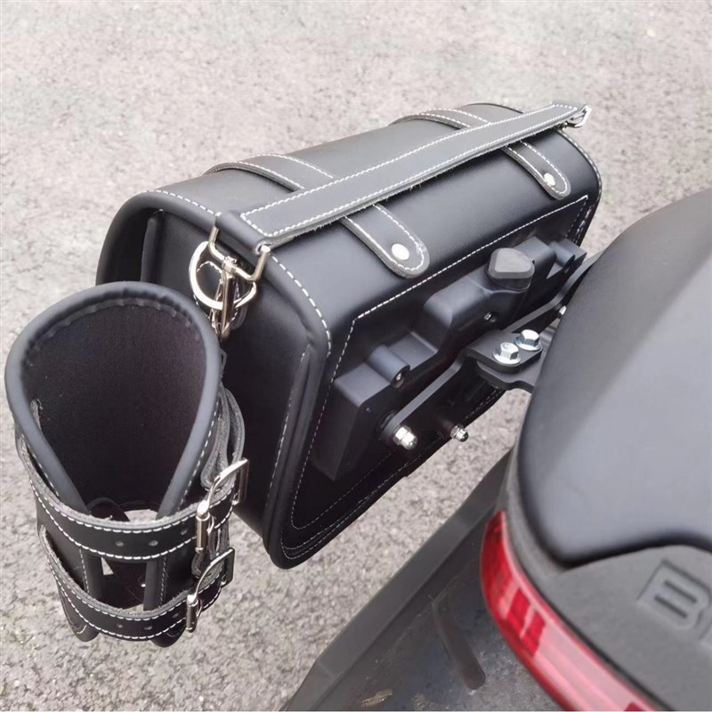 珊艺/适用于奔达燎700边包改装 复古边箱骑士包保险杠 护杠防摔杠