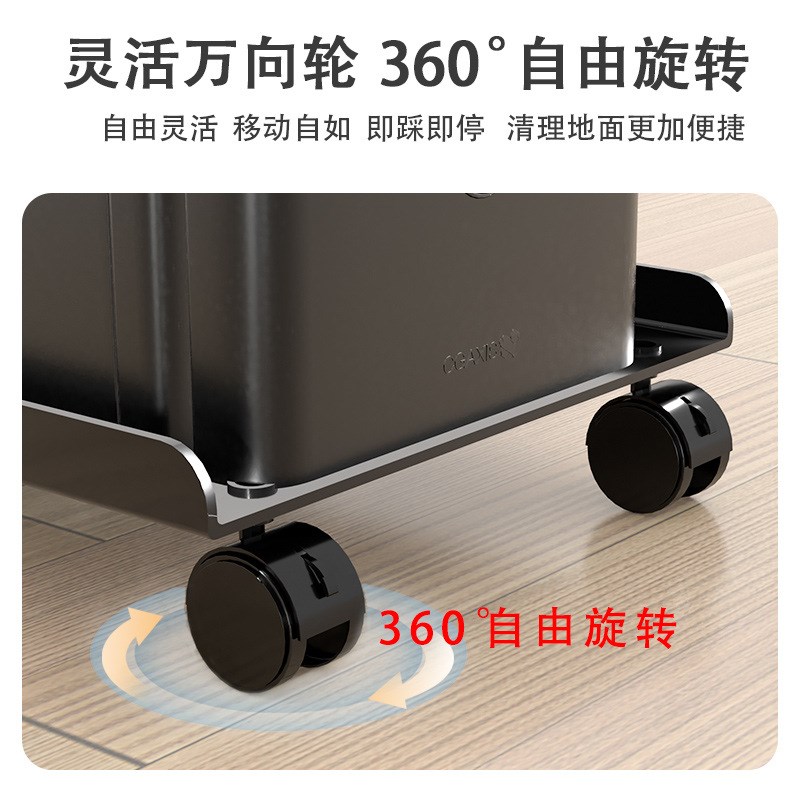 台式电脑主机托架家用简约机箱滑轮底座支架伸缩主机架置物架