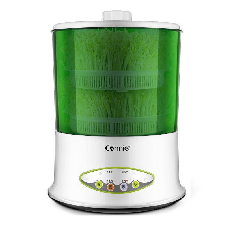 万果豆芽机家用全自动多功能大容量双层发豆芽机豆芽盘豆苗菜苗机