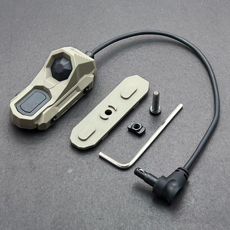 沃德森元素M300/M600手电筒AXON双控鼠尾UN线控开关PEQ15/A2接口