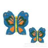 饰 绢花蝴蝶造型 节庆庆典户外公园道路小区美陈花海布置装 绿雕