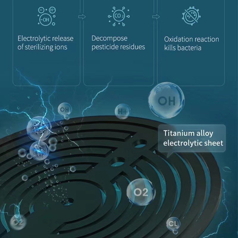 跨境多功能果蔬清洗净化器果蔬清洗机家用果蔬清洗机净化机洗菜器