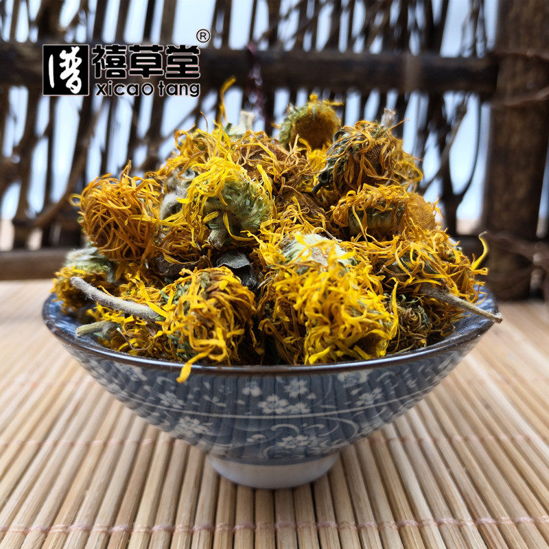 中药材 旋覆花 金佛 花 金佛草 六月菊 旋复花 500g克 碎