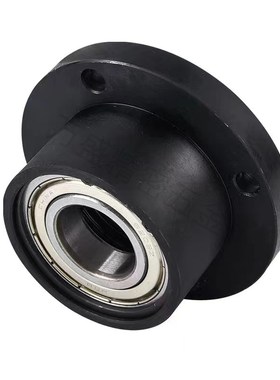 BFR01/BGRCB  d10 12 15 17 20 带座双轴承无挡圈轴承座圆法兰型