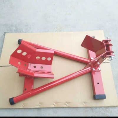 通用摩托车前轮支撑架停车架起车架驻车架重机修理展示托运拖车架