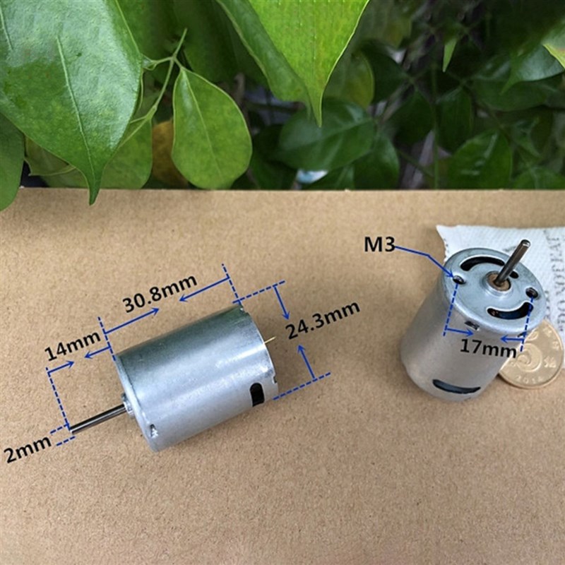 库存RK-370PH-5030/47直流电机高转速大扭力马达模型改装配件DIY