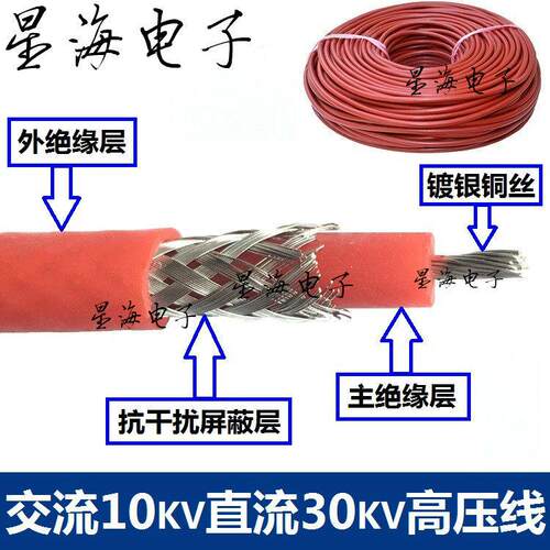 交流AC10KV高压屏蔽线DC
