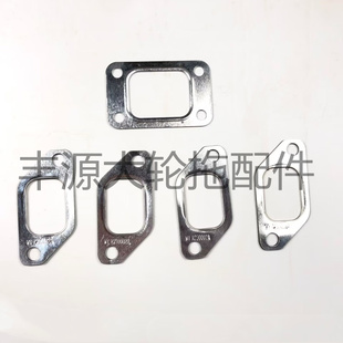 迪尔5 4排气管垫 带增压器排气支管垫片拖拉机农机配件中心距7.2