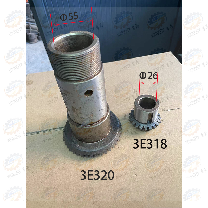陕西汉川T611C TX611C镗床送刀箱伞齿轮3E318-21齿 3E320-42齿