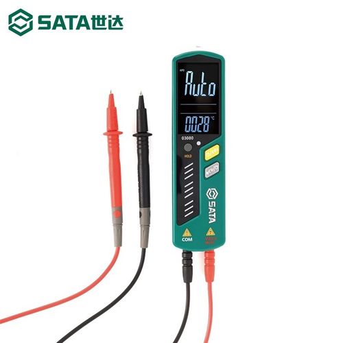 世达小型笔式多功能数字万用表便携式交直流电流表 03080