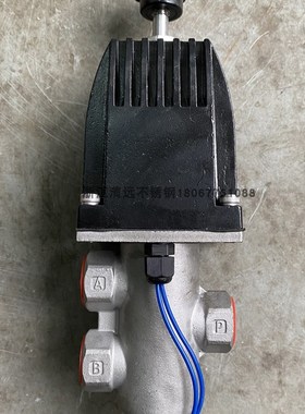 YC24D-DN15不锈钢304二位四通电磁换向阀4分排泥阀220V24V京宏