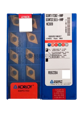 正品克洛伊数控刀片 DCMT11T302-HMP NC3020 加工不锈钢