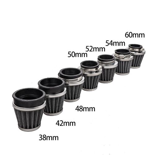 摩托车改装空滤芯钢丝网蘑菇头空气过滤器32MM 35MM 38MM42MM48MM